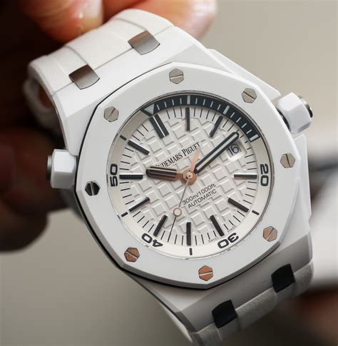 audemars piguet ceramic white|royal oak offshore white ceramic.